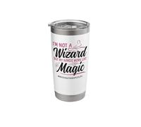 Licensed Massage Therapist Therapy I'm Not A Wizard But My Stainless Steel Insulated Tumbler