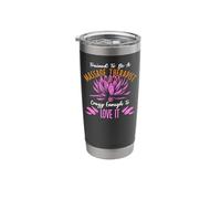 Licensed Massage Therapist Therapy Lotus Trained to Be A Stainless Steel Insulated Tumbler