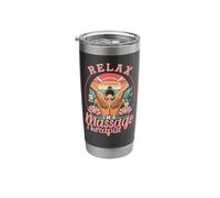 Licensed Massage Therapist Therapy Relax I'm A Massage Stainless Steel Insulated Tumbler
