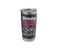 Licensed Massage Therapist Therapy Warning Massage Therapist Stainless Steel Insulated Tumbler