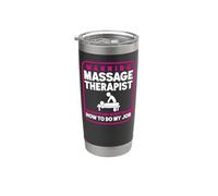 Licensed Massage Therapist Therapy Warning Massage Therapist Stainless Steel Insulated Tumbler