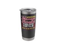 Licensed Massage Therapist Therapy Warning Massage Therapist Stainless Steel Insulated Tumbler