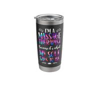 Licensed Massage Therapist Therapy Watercolor Stainless Steel Insulated Tumbler