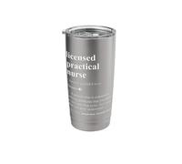 Licensed Practical Nurse Funny Dictionary Definition Stainless Steel Insulated Tumbler