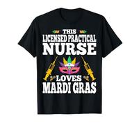 Licensed Practical Nurse Loves Mardi Gras - Fat Tuesdays LPN T-Shirt