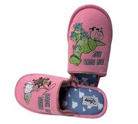 Licensed-Primark Disney Toy Story 4 Ladies Pink Slippers Home Indoor Slip On Mules Soft & Comfy (UK 7-8, large)