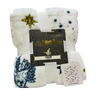 Licensed Primark Harry Potter Hogwarts Bed Throw Navy Blue Soft Cosy Warm Winter Blanket Home Decor 120 x 150cm