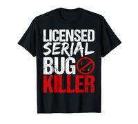 Licensed Serial Bug Killer Distressed Exterminator T-Shirt