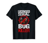 Licensed Serial Bug Killer Vintage Exterminator Target T-Shirt