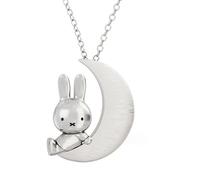 Licensed to Charm Miffy and the Moon Necklace (Silver)