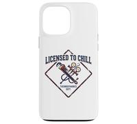 Licensed To Chill Funny HVAC Technician Refrigeration Humor Case for iPhone 13 Pro Max