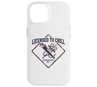 Licensed To Chill Funny HVAC Technician Refrigeration Humor Case for iPhone 14