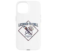 Licensed To Chill Funny HVAC Technician Refrigeration Humor Case for iPhone 15