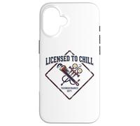 Licensed To Chill Funny HVAC Technician Refrigeration Humor Case for iPhone 16