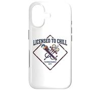 Licensed To Chill Funny HVAC Technician Refrigeration Humor Case for iPhone 17