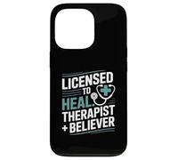 Licensed To Heal Therapist Believer Christian Case for iPhone 13 Pro