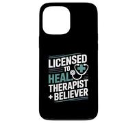 Licensed To Heal Therapist Believer Christian Case for iPhone 13 Pro Max