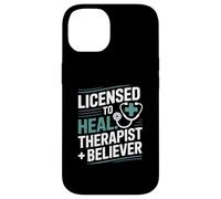 Licensed To Heal Therapist Believer Christian Case for iPhone 14