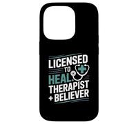 Licensed To Heal Therapist Believer Christian Case for iPhone 14 Pro
