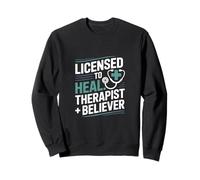Licensed To Heal Therapist Believer Christian Sweatshirt