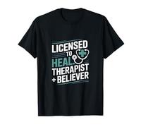 Licensed to Heal Therapist Believer Christian T-Shirt