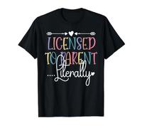 Licensed to Parent Literally Value Graphic T-Shirt, Men, Black, L