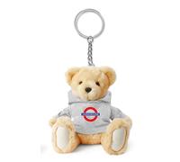 Licensed Underground 11CM Teddy Bear Keyring with real hoodie embroidered in 3 Styles Mind the Gap, Underground, London