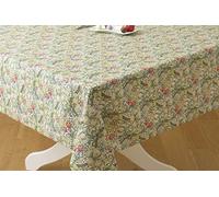 Licensed William Morris Golden Lily Design 132cm x 229cm (52" x 90")100% Cotton Floral Tablecloth
