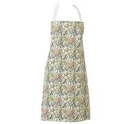 Licensed William Morris Golden Lily Floral Drill Cotton Adult Apron