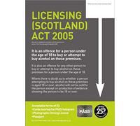 Licensing (Scotland) Act 2005 Poster