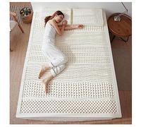 LIchaensc 100% Natural Premium Latex Mattress Topper with Cotton Cover, Compression And No Deformation,Honeycomb Pore Ventilation,Soft And Comfortable,3in,120x190cm(47x75in)