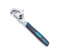 Lichamp 12-inch Pipe Wrench, Forged Self-Adjusting Plumbers Wrench with 3/8 to 1-3/4 inch Jaw Open, A101SL