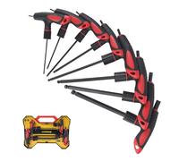 Lichamp 8 Pieces SAE T Handle Allen Wrench Set, 5/64-3/8 Inch, Ball Head, Standard Long Tee Handle Allen Hex Key Set, Heavy Duty Excellent