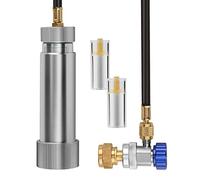 Lichamp AC Oil Injector R134A, R1234YF Refrigerant A/C Dye Injector Kit with Adjustable Coupler and Oil Checkers