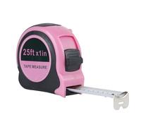 Lichamp Pink Tape Measure 25 Feet, Measuring Tape 1 Pack 25ft x 1in with 1/8 Fractions