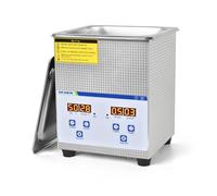 LICHEN 2L Ultrasonic Cleaner Professional Jewelry Cleaner with Digital Timer&Heater, Stainless Steel Ultrasonic Parts Cleaning Machine for Lab, Jewelry, Glasses, Watches, Tools