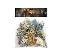 LICHENGTAI 100pcs Army Men Figures Plastic Medieval Soliders Figures Military Playset Small Soldiers Figures Military Soldiers Toys Gifts for Kids Age 3+