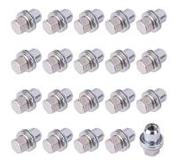 LICHENGTAI 20PCS M14 Wheel Nuts Set Compatible for LandRover Discovery 2 for RangeRover P38 Steel Wheel Lug Nuts Set Hex Locking Wheel Nuts ANR3679, LRC1131