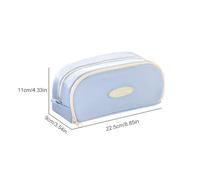 LICHENGTAI Cute Pencil Case Large Capacity Zipper Pen Bag 2024 Trend Student Pencil Case School Office Stationery Organizer Bag Mesh Bag and Pen Holder