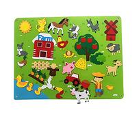 LICHENGTAI Felt Storyboard for Kids, Felt Story Board Set Educational Felt Board Montessori Toy Preschool Early Education Kids Toy Playset Birthday Gift for Toddlers