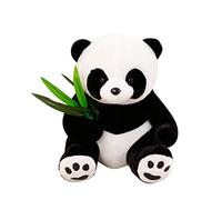 LICHENGTAI Panda Plush Toy Soft Toy, Super Cute Panda Stuffed Animal Plush Hugging Pillow Bamboo Panda Doll Cute Animal Panda Stuffed Pillows Cushion Toys Gift for Kids Girls Boys, 35cm