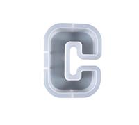 LICHENGTAI Silicone Mold Letters Large Epoxy Resin Molds Letters 3D Resin Casting Molds Set Capital Alphabet Epoxy Mold for Birthday Party Decoration Crafts DIY Decoration