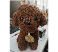 LICHENGTAI Teddy Dog Plush Toys, Realistic Teddy Poodle Dog Plush Doll Dog Stuffed Animal Soft Cuddly for Kids Girls Girlfriend, Toy for Dog Pet