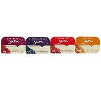 Lichfields 100 Jam Portions Contains 4 Variants 25xStrawberry, 25xRaspberry, 25xBlackcurrant, 25xApricot 20g Each
