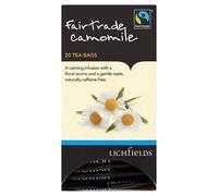 Lichfields Fairtrade Camomile 20 Tea Bags 30G x Case of 6