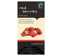 Lichfields Fairtrade Red Berries 20 Tea Bags 40g (Pack of 6 x 20s)