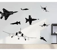 Lichi Wall decal for Home Decor - Fighter Airplane