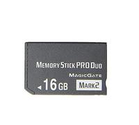 LICHIFIT 16GB Memory Stick Pro Duo Memory Card Thumb Drive Flash Drive Bulk for Sony PSP 2000 3000 High-speed Black