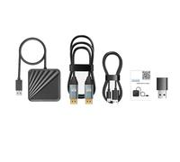 LICHIFIT Adapter + Bluetooth Receiver for PS VR2 to Windows Computer, PC Adapter Kit for PS5 VR2 Converter Connector with Type-C Power Cable and DisplayPort 1.4 HD Cable for PlayStation 5 VR2
