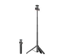 LICHIFIT Extendable Tripod Selfie Stick for DJI Osmo Pocket 4P /4/3/2 Length Adjustable Extension Rod with Rotatable Gimbal for Insta360 ONE X5 /4/3/2 / Ace Pro 2 Action Camera Bracket Mount Holder